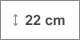 22 cm